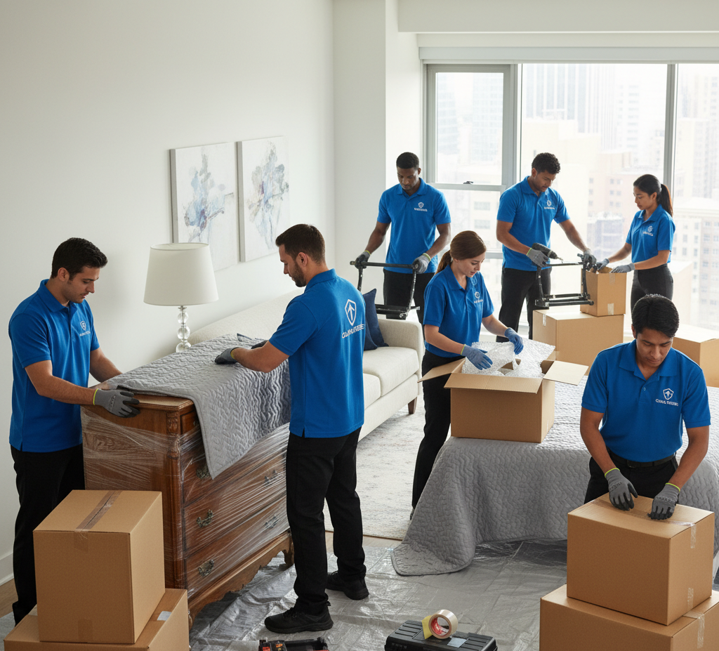 empresa de mudança profissional